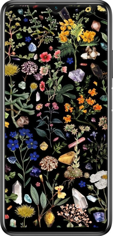 TPU чехол С цветами для Xiaomi Poco M3 - 6422b-2200 изображение 