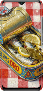 3D пластиковый матовый чехол Vintage Sardine Tin Phone для Xiaomi Poco M3 - 6772m-2200 изображение 