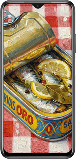 Силиконовый чехол Vintage Sardine Tin Phone для Xiaomi Poco M3 - 6772u-2200 изображение 