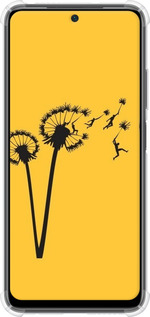 Силикон с усиленными углами чехол Минимализм одуванчики для Xiaomi Poco M4 Pro - 6449sp-2592 изображение 