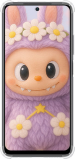 Силикон с усиленными углами чехол Лабубу 1 для Xiaomi Poco M4 Pro - 6709sp-2592 изображение 