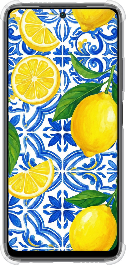 Силикон с усиленными углами чехол Grocery Girl Italian Summer для Xiaomi Poco M4 Pro - 6766sp-2592 изображение 