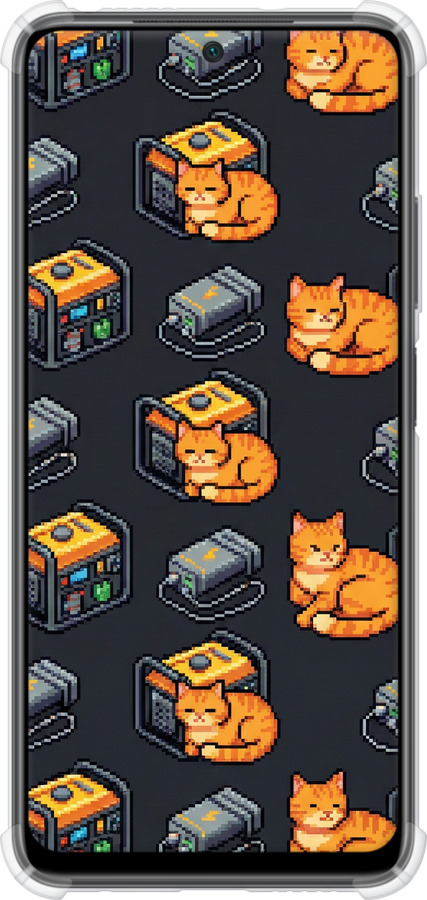 Силикон с усиленными углами чехол Autonomous Zone для Xiaomi Poco M4 Pro - 6771sp-2592 изображение 