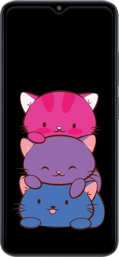 TPU чехол Милые кошки для Xiaomi Poco M5 - 6518b-2767 изображение 