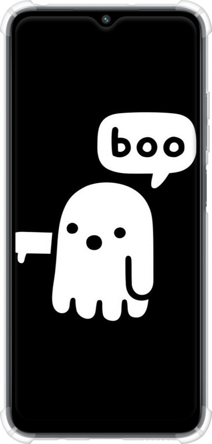 Силикон с усиленными углами чехол Призрак Неодобрения для Xiaomi Poco M5 - 6431sp-2767 изображение 
