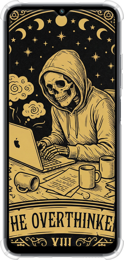 Силикон с усиленными углами чехол The Overthinker для Xiaomi Poco M5 - 6774sp-2767 изображение 