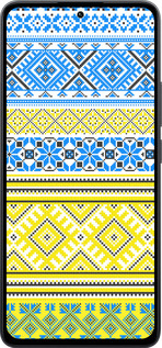 Силіконовий чехол Вишиванка 40 для Xiaomi Poco M7 Pro 5G - 1174u-3942 изображение 