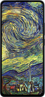 Силиконовый чехол Винсент Ван Гог. Звёздная ночь для Xiaomi Poco M7 Pro 5G - 163u-3942 изображение 