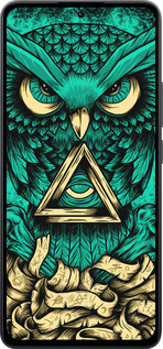 Силіконовий чехол Сова Арт-тату для Xiaomi Poco M7 Pro 5G - 3971u-3942 изображение 