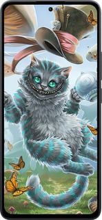 Силіконовий чехол Чеширський Кіт 2 для Xiaomi Poco M7 Pro 5G - 3993u-3942 изображение 