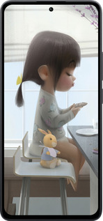 Силиконовый чехол Милая девочка с зайчиком для Xiaomi Poco M7 Pro 5G - 4039u-3942 изображение 