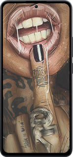 Силиконовый чехол Swag-girl для Xiaomi Poco M7 Pro 5G - 4124u-3942 изображение 