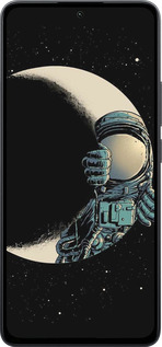 Силиконовый чехол Астронавт для Xiaomi Poco M7 Pro 5G - 4134u-3942 изображение 