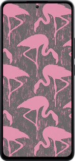 Силиконовый чехол Vintage-Flamingos для Xiaomi Poco M7 Pro 5G - 4171u-3942 изображение 