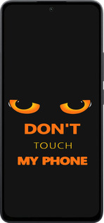 Силиконовый чехол Don't touch the phone для Xiaomi Poco M7 Pro 5G - 4261u-3942 изображение 