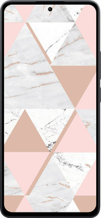 Силиконовый чехол Мраморная симметрия для Xiaomi Poco M7 Pro 5G - 4344u-3942 изображение 