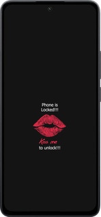 Силіконовий чехол Розблокуй-поцілуй для Xiaomi Poco M7 Pro 5G - 4372u-3942 изображение 