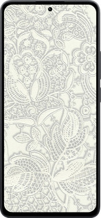 Силіконовий чехол Біле мереживо для Xiaomi Poco M7 Pro 5G - 4383u-3942 изображение 