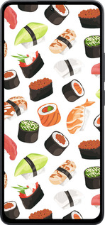 Силиконовый чехол Суши для Xiaomi Poco M7 Pro 5G - 4404u-3942 изображение 