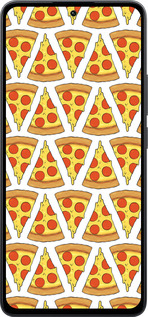 Силиконовый чехол Пицца для Xiaomi Poco M7 Pro 5G - 4408u-3942 изображение 