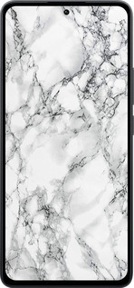 Силиконовый чехол Мрамор белый для Xiaomi Poco M7 Pro 5G - 4480u-3942 изображение 