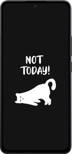 Силиконовый чехол Уставший кот для Xiaomi Poco M7 Pro 5G - 4535u-3942 изображение 