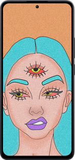 Силиконовый чехол Девушка рисунок для Xiaomi Poco M7 Pro 5G - 4576u-3942 изображение 