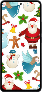 Силіконовий чехол Новорічний 1 для Xiaomi Poco M7 Pro 5G - 4614u-3942 изображение 