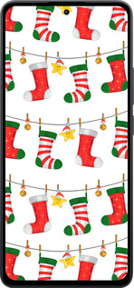 Силіконовий чехол Новорічний 9 для Xiaomi Poco M7 Pro 5G - 4622u-3942 изображение 