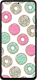 Силиконовый чехол Пончики 1 для Xiaomi Poco M7 Pro 5G - 4657u-3942 изображение 