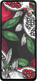 Силиконовый чехол Гранат для Xiaomi Poco M7 Pro 5G - 4692u-3942 изображение 