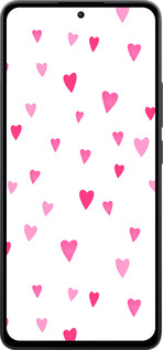 Силіконовий чехол Сердечка 2 для Xiaomi Poco M7 Pro 5G - 4763u-3942 изображение 