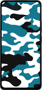 Силиконовый чехол Камуфляж прозрачный фон для Xiaomi Poco M7 Pro 5G - 4877u-3942 изображение 