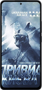 Силиконовый чехол Призрак Киева v2 для Xiaomi Poco M7 Pro 5G - 5229u-3942 изображение 