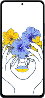 Силіконовий чехол Дівчина v4 для Xiaomi Poco M7 Pro 5G - 5276u-3942 изображение 