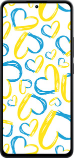 Силіконовий чехол Серця UA  для Xiaomi Poco M7 Pro 5G - 5292u-3942 изображение 