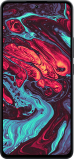 Силиконовый чехол Синяя красная абстакция для Xiaomi Poco M7 Pro 5G - 5339u-3942 изображение 