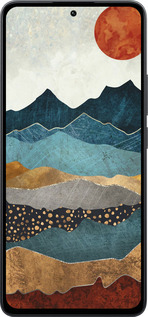 Силиконовый чехол Закат горы для Xiaomi Poco M7 Pro 5G - 5434u-3942 изображение 