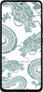 Силиконовый чехол Дракон для Xiaomi Poco M7 Pro 5G - 5476u-3942 изображение 