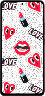 Силіконовий чехол Стікери v3 для Xiaomi Poco M7 Pro 5G - 5502u-3942 изображение 