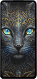 Силиконовый чехол Кошка для Xiaomi Poco M7 Pro 5G - 5548u-3942 изображение 