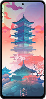 Силиконовый чехол Япония монастырь для Xiaomi Poco M7 Pro 5G - 5590u-3942 изображение 