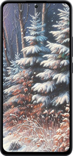 Силиконовый чехол Зимний пейзаж для Xiaomi Poco M7 Pro 5G - 5814u-3942 изображение 