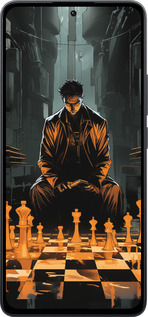 Силиконовый чехол Шахматы для Xiaomi Poco M7 Pro 5G - 5951u-3942 изображение 
