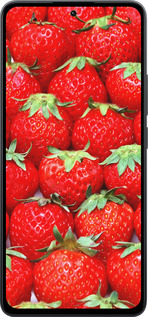 Силіконовий чехол Полуниця для Xiaomi Poco M7 Pro 5G - 6020u-3942 изображение 