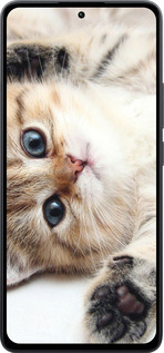 Силиконовый чехол Котик для Xiaomi Poco M7 Pro 5G - 6024u-3942 изображение 