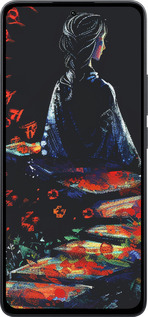 Силиконовый чехол Мечтательная девушка для Xiaomi Poco M7 Pro 5G - 6042u-3942 изображение 