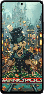 Силиконовый чехол Сказочный Monopoly для Xiaomi Poco M7 Pro 5G - 6086u-3942 изображение 