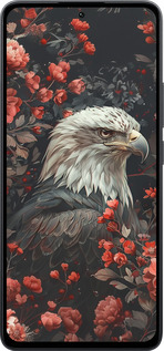 Силіконовий чехол Квітковий вартовий для Xiaomi Poco M7 Pro 5G - 6102u-3942 изображение 