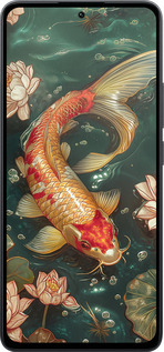 Силиконовый чехол Мелодия Лотоса для Xiaomi Poco M7 Pro 5G - 6106u-3942 изображение 